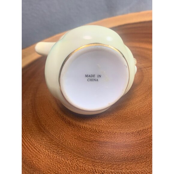 Vintage Porcelain Mini Teapot with Floral Design Made in China 4.5 Inches Tall - Picture 2 of 11